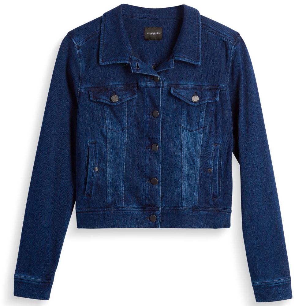 Liverpool Kolten Cropped Denim Jacket